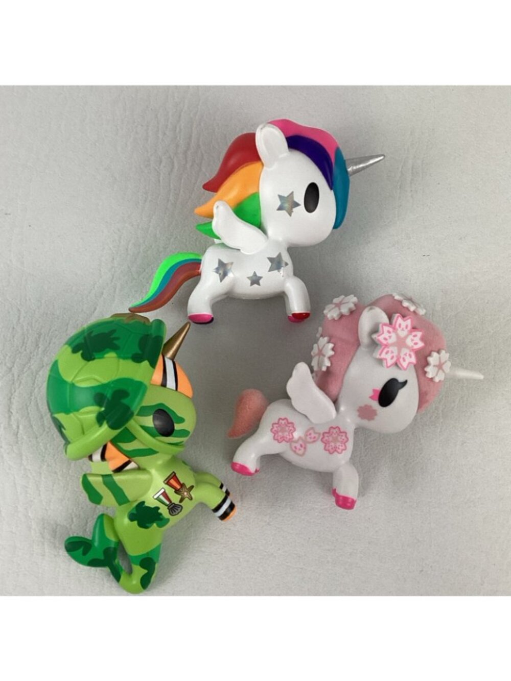 Tokidoki Unicorno Prisma Hanako Mermicorno Camo Vinyl Figure Bundle Toy Lot - Picture 2 of 7